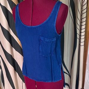 2 for $12 from my closet-EARTHBOUND Royal Blue Tank Top